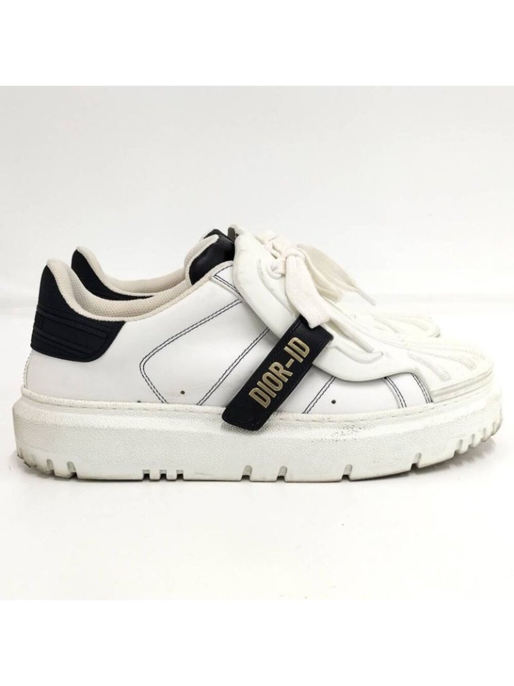Dior Id Sneakers White Navy 38.5 - Picture 3 of 10